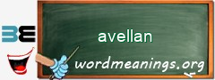 WordMeaning blackboard for avellan